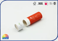Custom Recycle Cylinder Composite Paper Tube With PVC Film Lid