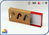 FSC Kraft Paperboard Drawer Christmas Packaging Sliding Paper Box