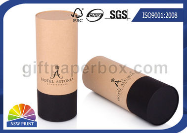 Custom Print Paper Packaging Tube CMYK Pantone Color For Snack / Tea
