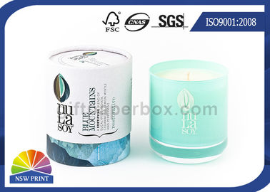 Metallic Foils Cylinder Gift Paper Packaging Tube Rolled Edge Recycled