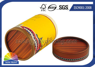 Food Grade Round Cardboard Paper Tubes Cylinder Tea Storage Containers