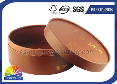 Food Grade Circular Paper Packaging Tube , Big Round Cardboard Display Boxes