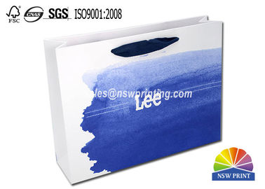 Upscaled 200g Coated Custom Paper Shopping Bags For Clothes Apparel
