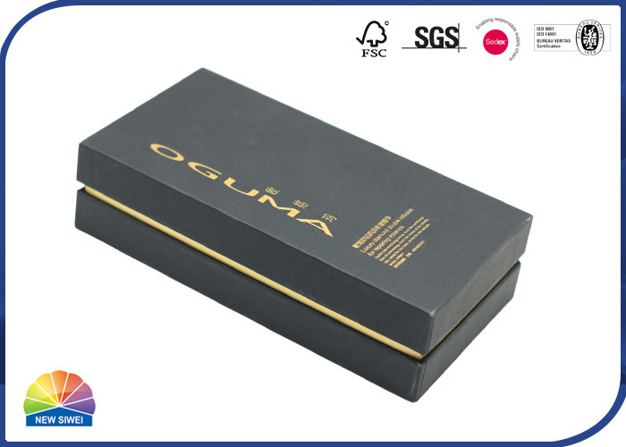 Matte Rigid Shoulder Box Flocking di lusso EVA Tray For Skin Care Products