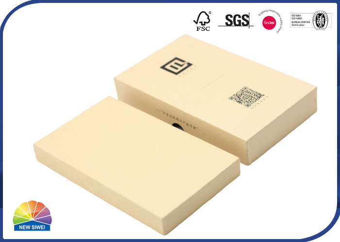 Colore riciclabile di carta d'imballaggio EVA Tray Precision Parts di Brown del contenitore di regalo di elettronica