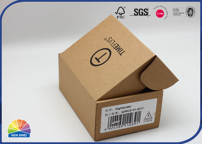 4C ha stampato Matt Varnishing Corrugated Mailer Box Logo Size su ordinazione