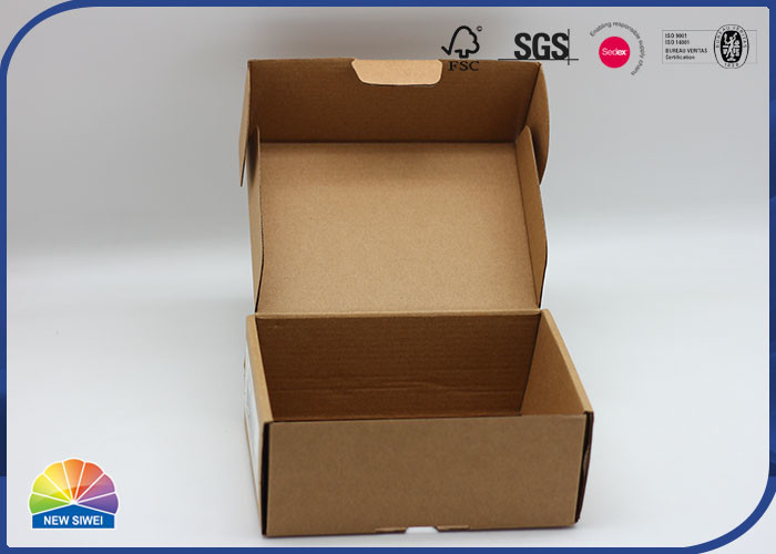 4C ha stampato Matt Varnishing Corrugated Mailer Box Logo Size su ordinazione