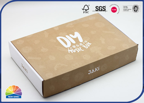 Matte Mailer Box Corrugated Paper stampato su misura inscatola il pacchetto