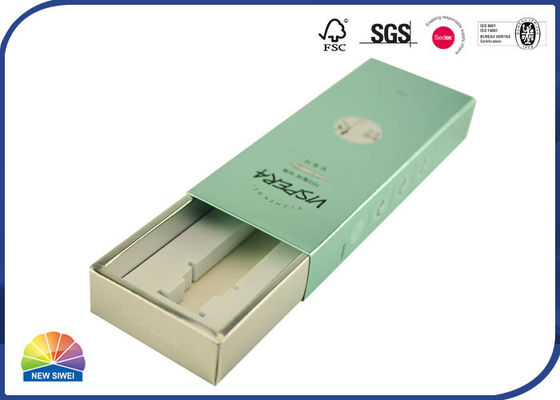 La partita su ordinazione cosmetica inscatola il contenitore di cartoncino d'argento che imballa con EVA Foam Insert