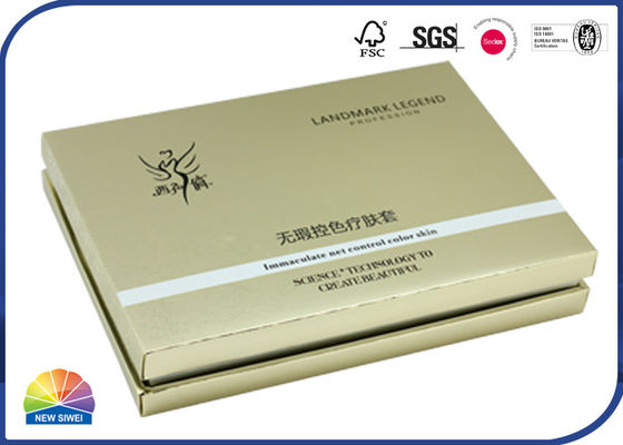 L'oro sventa la carta che 3 pezzi hanno installato la scatola rigida della spalla