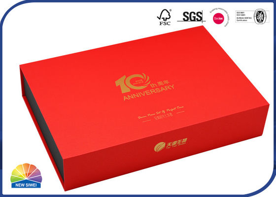 Cartone Flip Top Magnetic Gift Box di stile del libro di iso