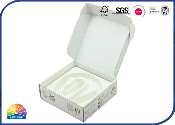 bolla bianca Tray Corrugated Mailer Box della stampa 4c
