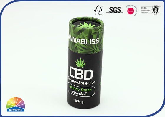 CBD Ejuice Cannabidiol che imballa Matte Round Packaging Tubes