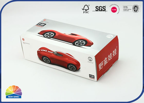 F flauto ha ondulato il pacchetto piegante stampato di carta Toy Car della scatola di cartone