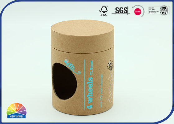 4c metropolitana uv della stampa 120gsm Brown Kraft che imballa Matte Varnishing