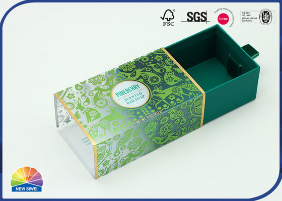 Confezione di sapone Tirare il nastro Cassetto scorrevole Scatola di carta Materiale riciclato