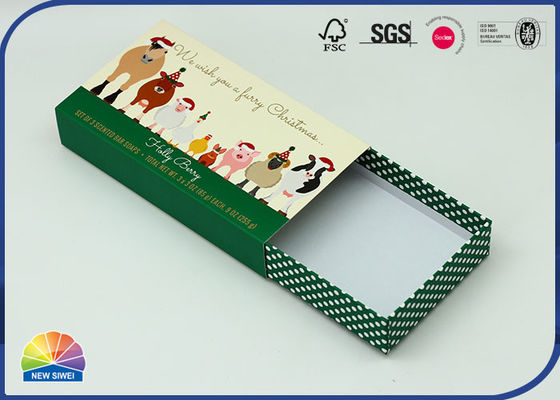 Laminazione opaca della scatola di carta del pacchetto di sapone CCNB biodegradabile da 1200 gsm