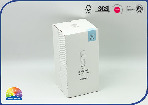 E stampata flauto ha ondulato la scatola di carta di Tuck End Tea Bottle Packaging