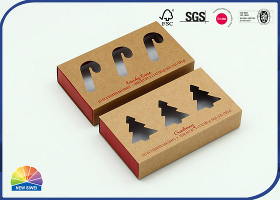Cassetto che fa scorrere il contenitore stampato Matte Lamination di carta kraft di 350gsm