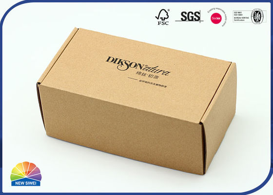 Imballaggio stampato nero della bottiglia della schiuma di Logo Corrugated Kraft Box EPE