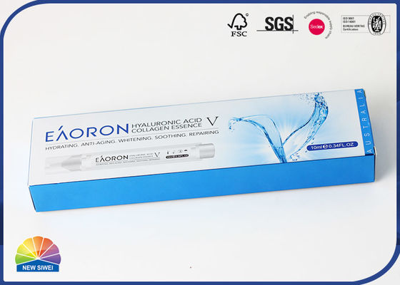 rivestimento di goffratura UV di carta d'argento della stampa di rettangolo del contenitore di cartone piegante 382gsm