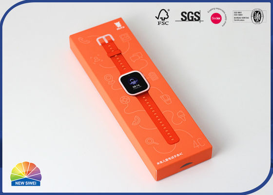 Contenitore sottile ricoprente UV di cartone piegante dell'orologio elettrico con EVA Form