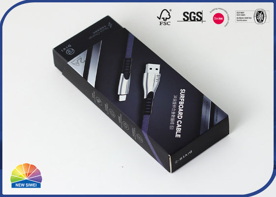 Piegatura di goffratura del cavo di USB che fa scorrere il contenitore di carta che timbra rivestimento UV