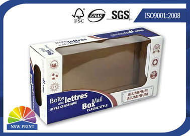 Contenitore ondulato di carta stampato laminazione opaca di bollettino con le chiare vetrine del prodotto