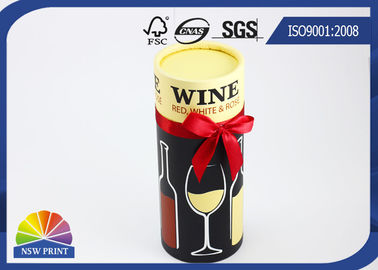 La metropolitana della carta da stampa/carta d'imballaggio su ordinazione può per lo spostamento della bottiglia di vetro del vino o del regalo